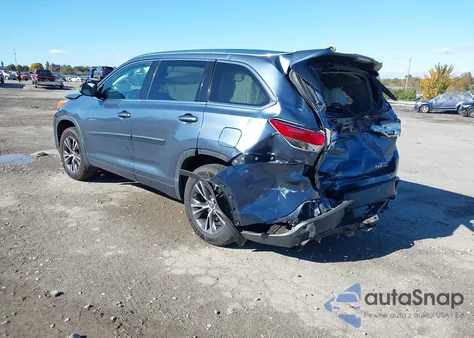 2016 Toyota Highlander Xle V6 z USA, uszkodzony, nr VIN 5TDJKRFH7GS501815